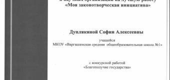 Моя законотворческая инициатива