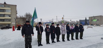Участие в открытии месячника оборонно-массовой и спортивной работы